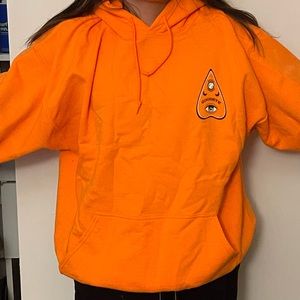 XPLR Sam and Colby Ouija Hoodie Orange Halloween xxl